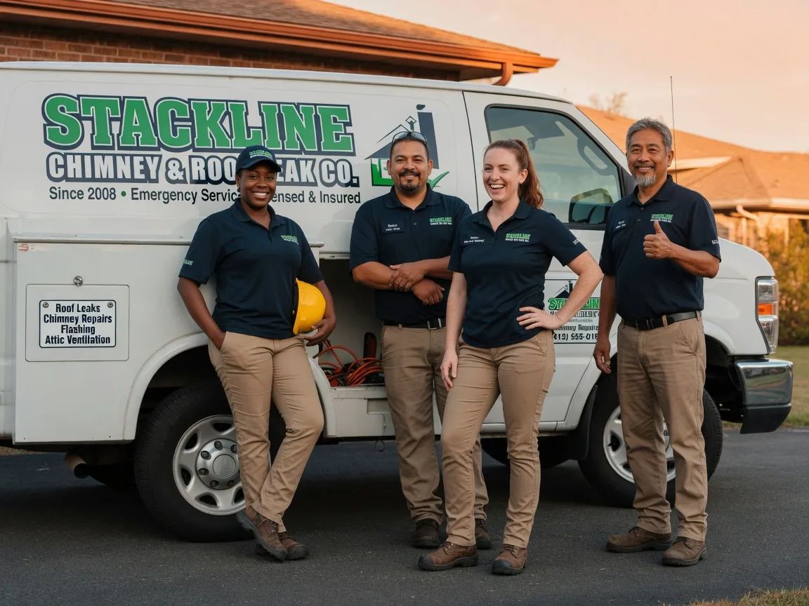 Chimney flashing repair company in Trinity, NC